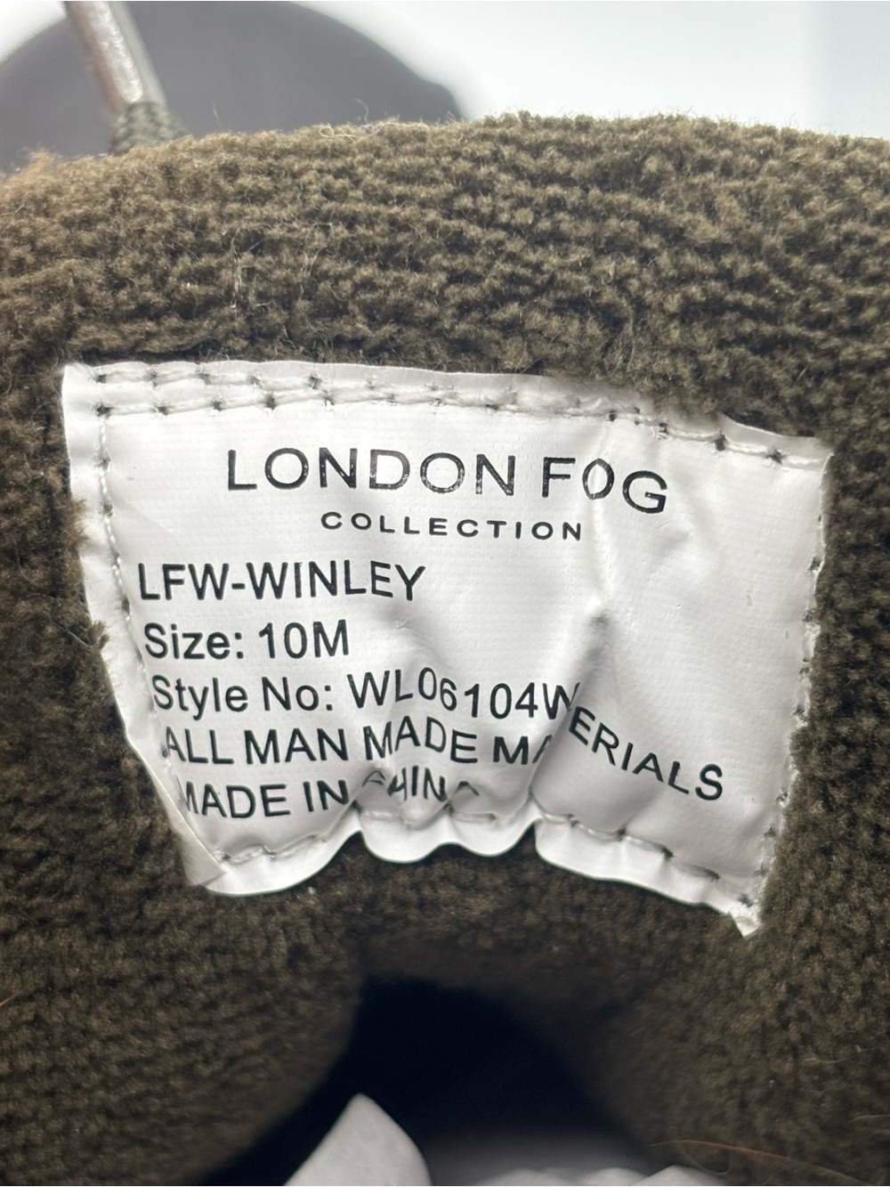 London Fog Women’s Winley Duck Boots Olive Size 10M - Picture 5 of 10